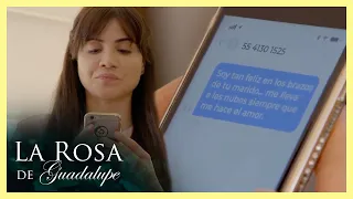 Ana recibe mensajes de la amante de su esposo | La Rosa de Guadalupe | La mala del cuento