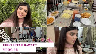 FIRST IFTAR DAWAT AND TOO MUCH PANIC! - Vlog 58