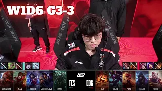 TES vs EDG - Game 3 | Week 1 Day 6 LPL Summer 2023 | Top Esports vs Edward Gaming G3