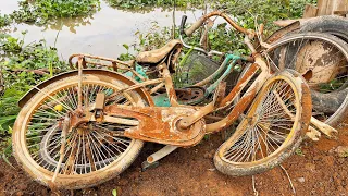 Restoration old rusty bicycles | Restore bike old broken | Very Rusty Bicycle Full Restoration