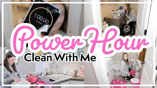 POWER HOUR Clean With Me 2022 | SAHMallorie Collaboration | Speed Cleaning Motivation