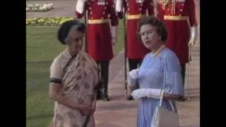 The Queen visits New Delhi, 1983