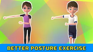 AT-HOME CORE EXERCISES CAN IMPROVE KIDS POSTURE | Kids Exercise