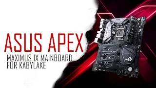 ASUS RoG Maximus IX APEX Mainboard mit geköpften i7 7700K auf 5Ghz / Deutsch German SiriuS