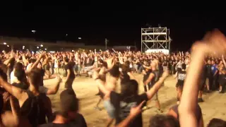 Raining Blood- Slayer Mosh Pit Live In Greece 01/07/2013