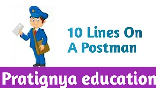 10 Lines On A Postman In English|| Essay On Postman 10 Lines Essay|| Postman Essay