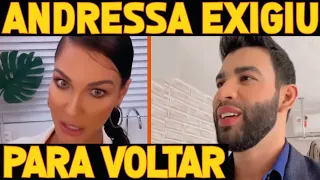 Andressa Suita Faz EXIGÊNCIA para ASSUMIR PUBLICAMENTE VOLTA com Gusttavo Lima