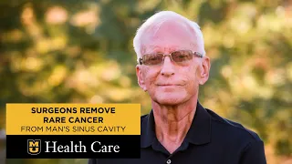 Surgeons Remove Rare Cancer from Man’s Sinus Cavity (Patrick Tassone, MD & Tabitha Galloway, MD)
