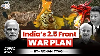 India’s War Plan with China & Pakistan on 2 Fronts | Internal War | UPSC GS3