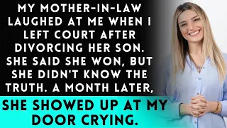 My Mother-in-Law Laughed at Me Leaving Court After Divorce with Her Son, Claiming Victory  || Stor