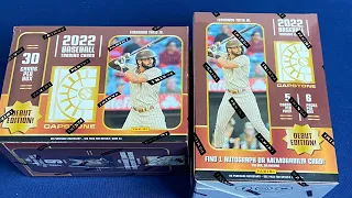 2022 Panini Capstone Baseball Blaster Box Break.