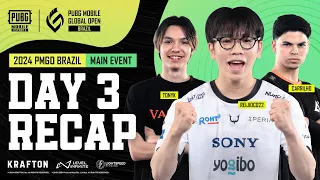 2024 PMGO BRAZIL Main Event Day 3 Recap | PUBG MOBILE ESPORTS