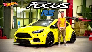 Ford FOCUS RS Mk3 Drag Race Hot Wheels Custom