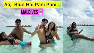 ￼Aaj Blue Hai Pani Pani - Maldives Tour - Sona Dey - Mukul Gain #mukulsonavlog @mukulsonams1