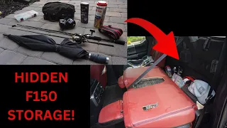 How To Access The Hidden Storage In Your Ford F-150!