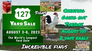 127 YARD SALES WHERE TO GO LET’S CHEAT & GO OUT EARLY & SEE WHERE THE DEALS ARE COME ALONG WITH ME