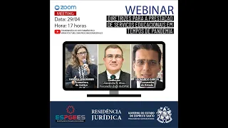 Webinar ESPGE - Diretrizes para a prestação de serviços educacionais em tempos de pandemia