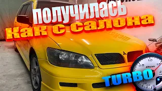 Lancer Cedia turbo . Как с салона 😎 Бамблби . Готовим к продаже . Установили датчик буста .