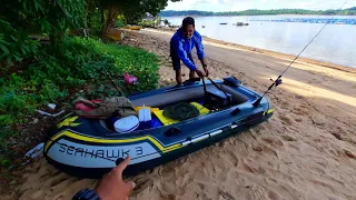 Test Inflatable Boat Seahawk 3 di Telok Kabong