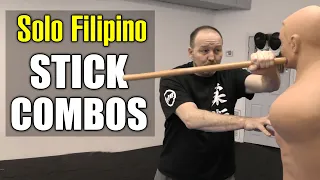 Solo Filipino Stick Combos - Kali, Escrima, Arnis