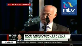 Teary Michael Joseph tribute to Bob Collymore: He was 'white man in black body'
