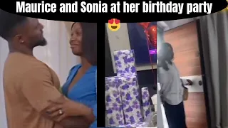 Maurice Sam surprised Sonia uche at her birthday celebration 😍😍 #trending #mauricesam #soniauche