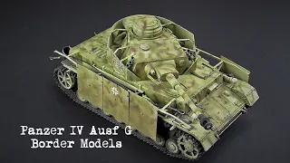 Panzer IV Ausf G Border Models 1/35.Building and painting