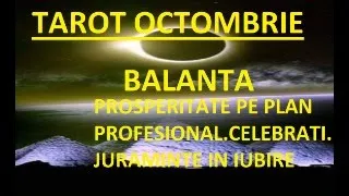 ♎BALANTA♎TAROT/HOROSCOP OCTOMBRIE 2023🌟PROSPERITATE PE PLAN PROFESIONAL💰JURAMINTE IN IUBIRE💑