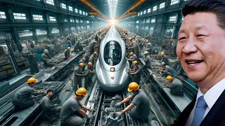China Rapidly Assembles High-Speed Train, 30 Workers Complete Task in Just 12 Hours