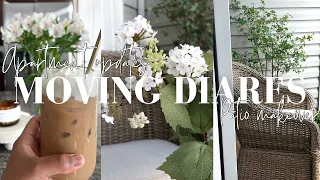 MOVING VLOG EP:13 | Small patio makeover, new furniture + spring decor haul, grocery haul & more…