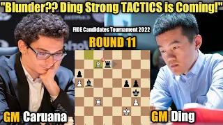 FIDE Candidates Tournament 2022 | Fabiano Caruana VS Ding Liren | Round 11