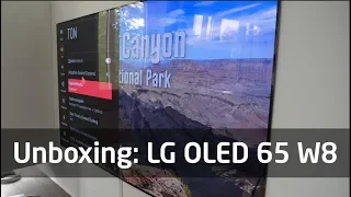 Unboxing: LG OLED 65 W8 Wallpaper-TV