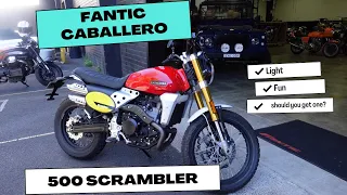 Why the Fantic Caballero 500 Scrambler is such a fun bike.