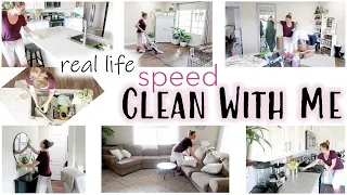 REAL LIFE - SPEED CLEAN WITH ME - FRIDAY FLOW - HOUSE CLEANING MOTIVATION - Intentful Spaces