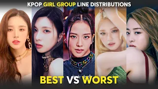 BEST and WORST Line Distributions Of Kpop Girl Groups (UPDATED)