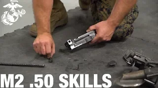 How to Assemble and Disassemble an M2 .50 Cal Machine Gun | Marine Infantry Knowledge