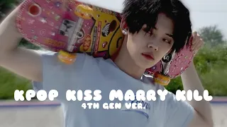 [KPOP KISS MARRY KILL] 4TH GEN MALE IDOLS VERSION