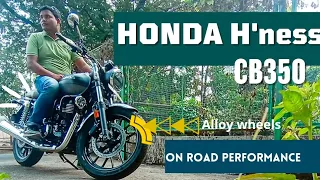 Honda H'ness  350 Real Performance, Top Speed, Handling and Breaking  Review #fridayreview #v_ride_