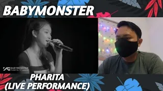 BABYMONSTER (#6) - PHARITA (Live Performance) | REACTION