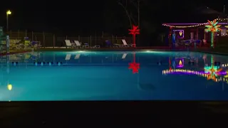 Los Extraños : Cacera Nocturna (2018) Escena de la piscina