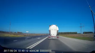 Съездили к бабушке Фуры не только медленно ползут но ещё и не дают обогнать