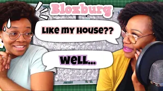 MY MOM BUILDS A BLOXBURG HOUSE FOR THE FIRST TIME...(Roblox)