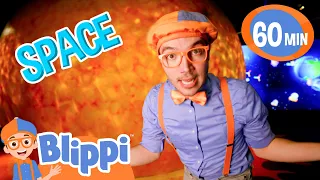 Blippi Goes To Space! | Rockets and Vehicles For Children | Educational Videos for Kids
