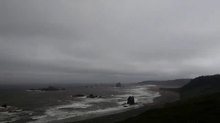 Highway 101 North Of Cape Blanco Lighthouse Oregon