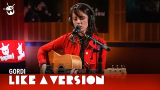 Gordi - 'Sandwiches' (live for Like A Version)