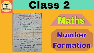 Number Formation | Class 2 Maths | Class 2 Maths Forming Numbers