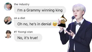 BTS TEXTS ► the one who won a gRaMmY