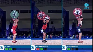 Snatch lifts comparison - IWF WC Pattaya - Men's - 61kg