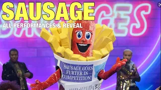 The Masked Singer Sausage: All Clues, Performances & Reveal