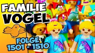 Playmobil Filme Familie Vogel: Folge 1501-1510 Kinderserie | Videosammlung Compilation Deutsch